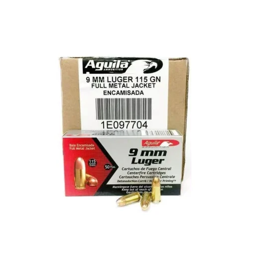 Aguila Ammunition 9mm Luger Handgun Ammo - 115 Grain | FMJ - Image 3