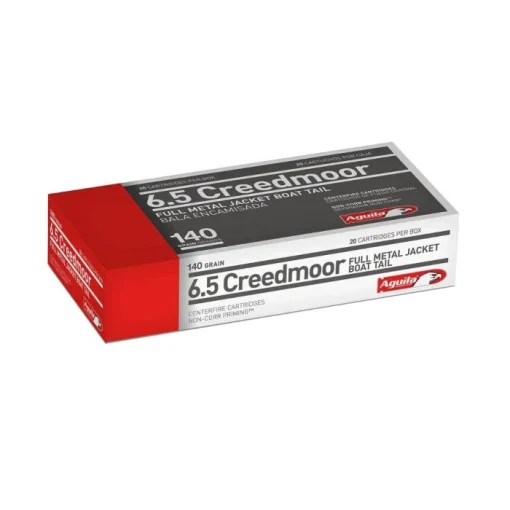 Aguila Ammunition 6.5 CREEDMOOR Rifle Ammo - 140 Grain | FMJ-BT