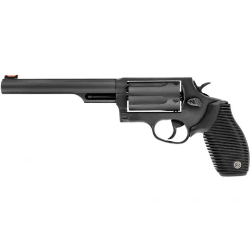 Taurus Judge Revolver - Black | 45 Colt / 410 ga | 6.5" Barrel | 5rd | Rubber Grip | Fiber Optic Sight - Image 2