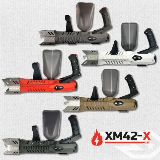 Bundle- 5 XM42-X Flame Throwers (1 Stealth Gray, 1 WHITE, 1 RED, 1 FDE, 1 ODG)