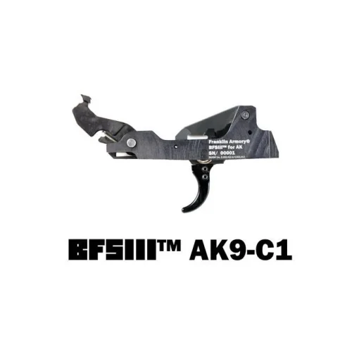 Franklin Armory BFSIII AK9-C1 Binary Firing System III Trigger - For 9mm AK firearms | Curved Trigger