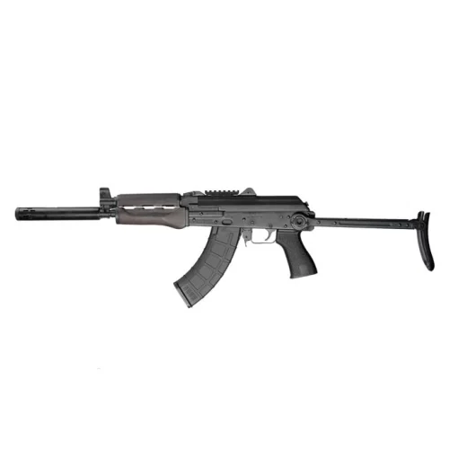 Zastava ZPAP92 AK-47 Rifle- Dark Wood Handguard  7.62x39  16.5 Barrel  Pinned and Welded Muzzle Extension  Underfolder Stock - Image 3