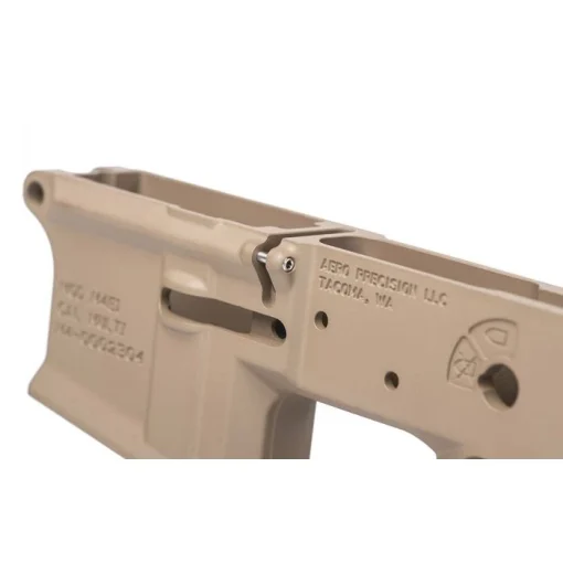 Aero Precision M4E1 Forged Stripped AR15 Lower Receiver - FDE Cerakote - Image 2