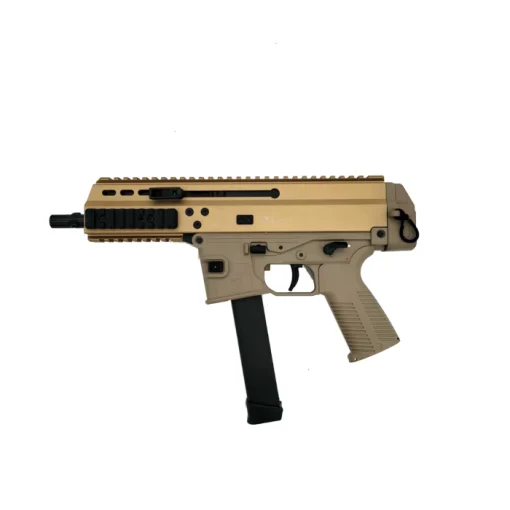 B&T APC9 Pro Pistol - Coyote Tan  9mm  6.8 Threaded Barrel  33rd  Glock Compatible Lower  w 25mm 3-Lug - Image 2