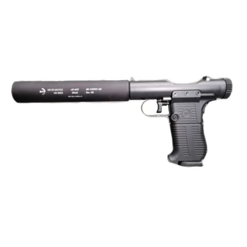 B&T STATION SIX Suppressed Pistol - Black | .45 ACP | 3.5" Integrally Suppressed Barrel | 8rd | 1911 Magazine Compatible | ** ALL NFA RULES APPLY **