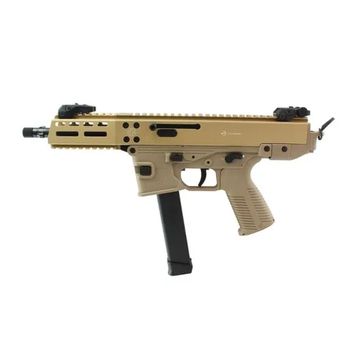 B&T GHM9 Gen 2 Pistol - Coyote Tan | 9mm | 6.9" Threaded Barrel | 33rd | Glock Compatible Lower | w/ 25mm 3-Lug - Image 2