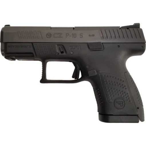 CZ P-10 S Pistol - Black | 9mm | 3.5" Barrel | 10rd | Luminescent Sight | Czech-made - Image 2