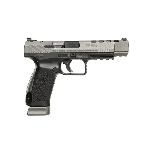 CANIK TP9SFx Pistol - Tungsten  9mm  5.2 Barrel  2 - 20rd Mag  Full Accessory Kit