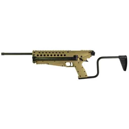 Kel-Tec R50 Rifle - Tan | 5.7x28 | 16" Threaded Barrel | 50rd | Side Folding Stock