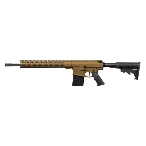 Live Free Armory LF308 Billet AR-10 Battle Rifle - Burnt Bronze | .308Win / 7.62NATO | 18" Barrel | 15" LFA Free Float M-LOK Rail | Classic M4-Style Stock - Image 2