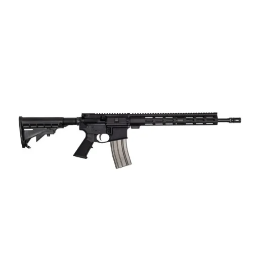 Del-Ton Echo 316L Forged Aluminum AR15 Rifle - Black | 5.56NATO | 16" Light Profile Barrel | 13" M-LOK Rail | M4 Stock | A2 Flash Hider | Optic Ready