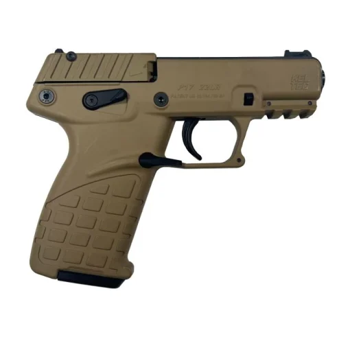 Kel-Tec P17 Pistol - Tan | .22 LR | 3.8" Threaded Barrel | 16rd