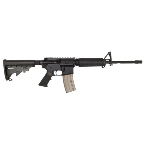 Del-Ton ECHO 316 Forged Aluminum AR15 Rifle - Black  5.56NATO  16 M4 Profile Barrel  Carbine Handguard  M4 Stock  A2 Flash Hider