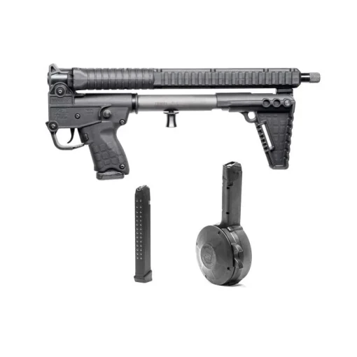 BUNDLE - Kel-Tec Sub2k Gen 3 - Black 15rd w/ KCI 9mm Glock Drum & KCI 9mm Glock 33rd Mag