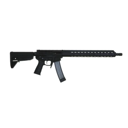 Wraithworks WARSCORP9 Side-charging AR Rifle - Black  9mm  16 Barrel  13 M-LOK Rail  Accepts Scorpion Mags  Installed BSFIII Trigger