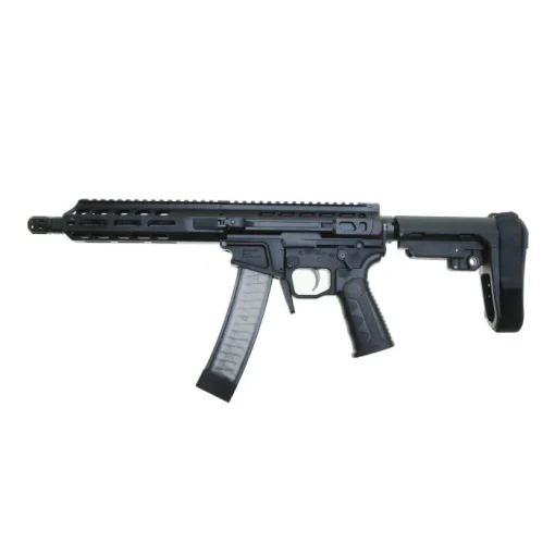 Wraithworks WARSCORP9 Side-charging AR Pistol - Black  9mm  8.5 Barrel  7 M-LOK Rail  SBA3 Brace  Accepts Scorpion Mags - Image 4