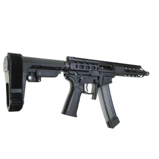 Wraithworks WARSCORP9 Side-charging AR Pistol - Black  9mm  8.5 Barrel  7 M-LOK Rail  SBA3 Brace  Accepts Scorpion Mags - Image 5