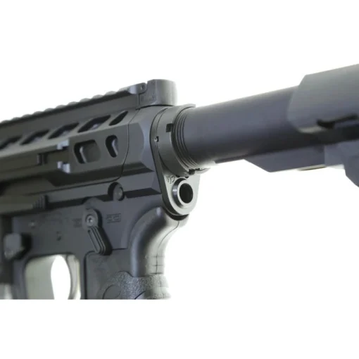 Wraithworks WARSCORP9 Side-charging AR Pistol - Black  9mm  8.5 Barrel  7 M-LOK Rail  SBA3 Brace  Accepts Scorpion Mags - Image 6