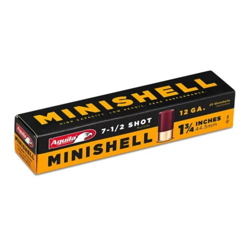 Aguila Ammunition Minishell 12ga Birdshot 1.75 inch Shotgun Shells - #7.5 Shot | 5/8oz | 1175 fps