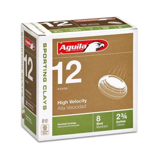 Aguila Ammunition Sporting 12ga Birdshot 2.75 inch Shotgun Shells - #8 Shot | 1oz | 1325 fps | 25rd Box