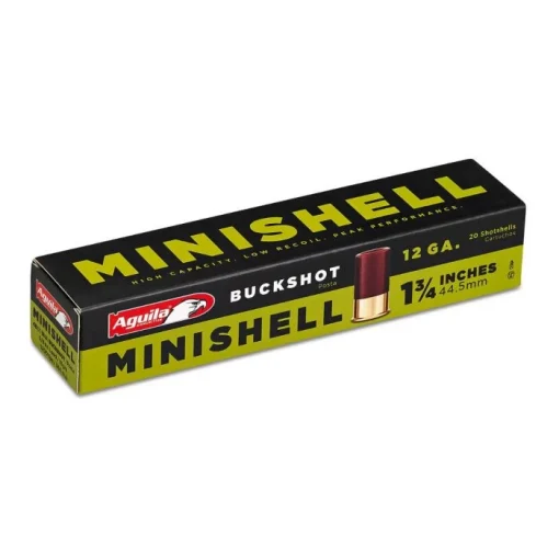 Aguila Ammunition Minishell 12ga Buckshot 1.75 inch Shotgun Shells - 1Buck | 5/8oz | 1200 fps