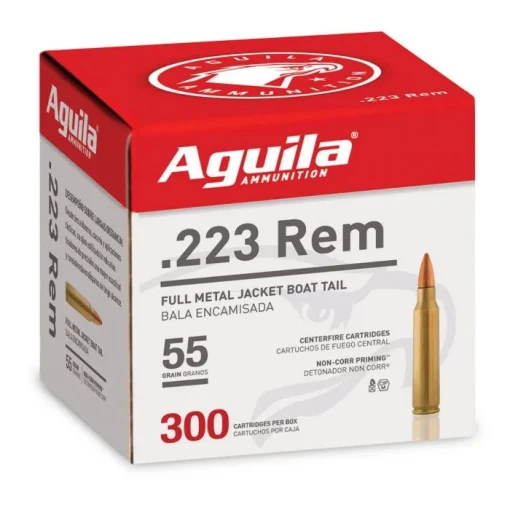 Aguila Ammunition .223 Rem Rifle Ammo - 55 Grain | FMJ